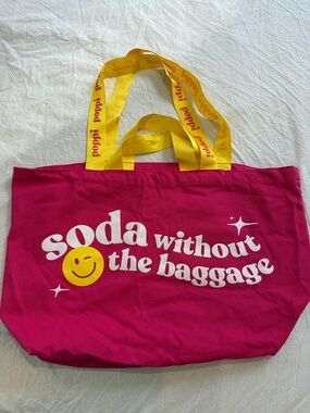Poppy Hot Pink Canvas Tote